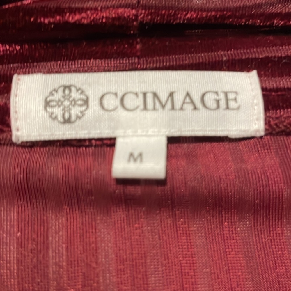 Boutique Velvet Robe Burgundy Embroidered Women Medium Bride Bachelorette Gift - Picture 7 of 8